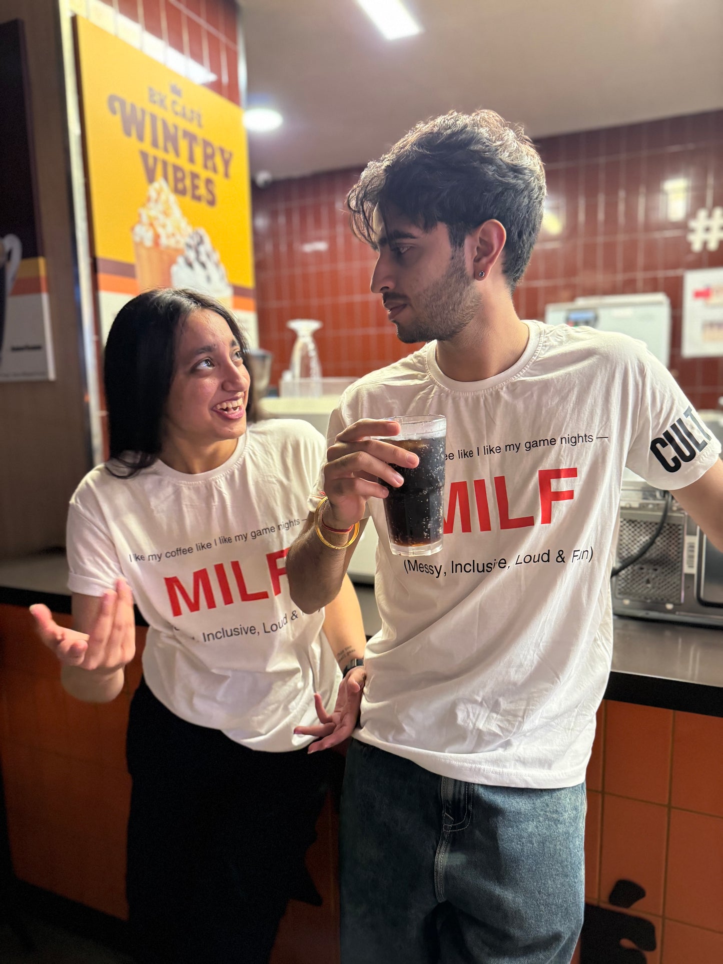 T-Shirt: “MILF – Messy, Inclusive, Loud & Fun”